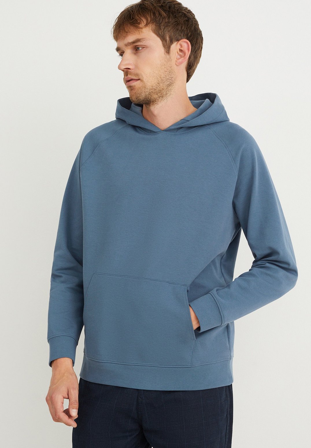 ROCK-IT Apparel - Sweat à Capuche Zippé Homme Slim Fit - Tissu Coton/Polyster Lourd 380g - Coupe Près Du Corps