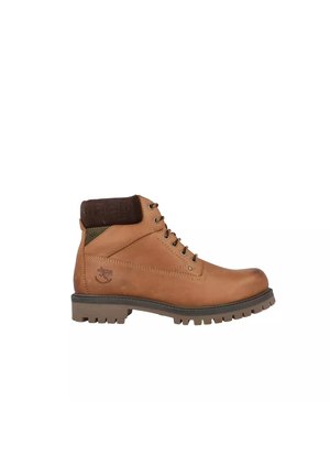 Stivaletti stringati - marrone