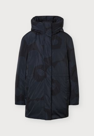 Marimekko, KÄÄNNÖS UNIKKO COAT - Пухено палто - black/dark grey