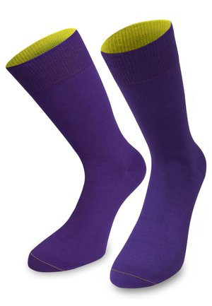 MID CUT SOCKS BI-COLOR - Socken - lila/limette