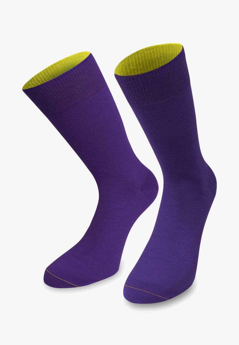 Normani MID CUT SOCKS BI-COLOR - Socken - lila/limette