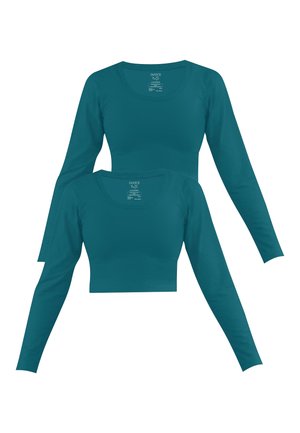 CROP PACK - Langarmshirt - petrol