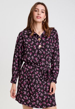 KURZES - Blusenkleid - noir