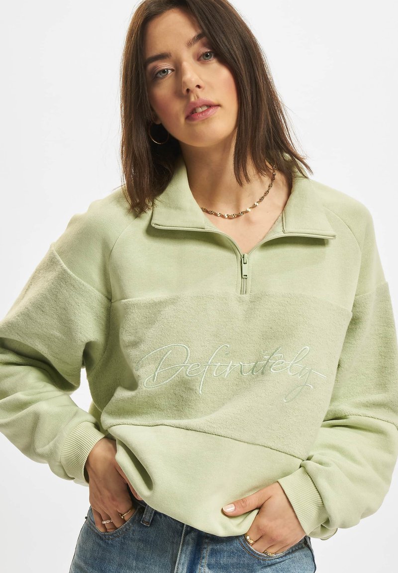 DEF DEFINITELY HANDWRITING - Pulover - green