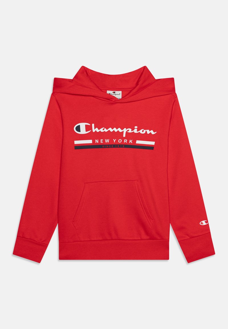 Champion GRAPHIC HOODIE UNISEX - Kapuutsiga pusa - red