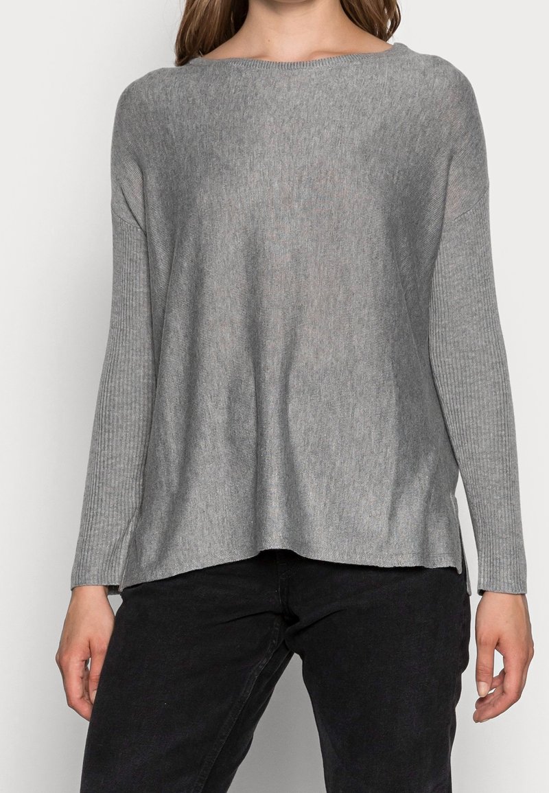 Anna Field Stickad tröja - mottled grey