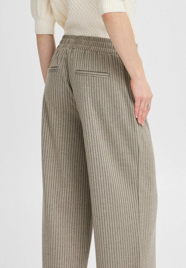 BYROWAN - Trousers - roasted cashew melange2