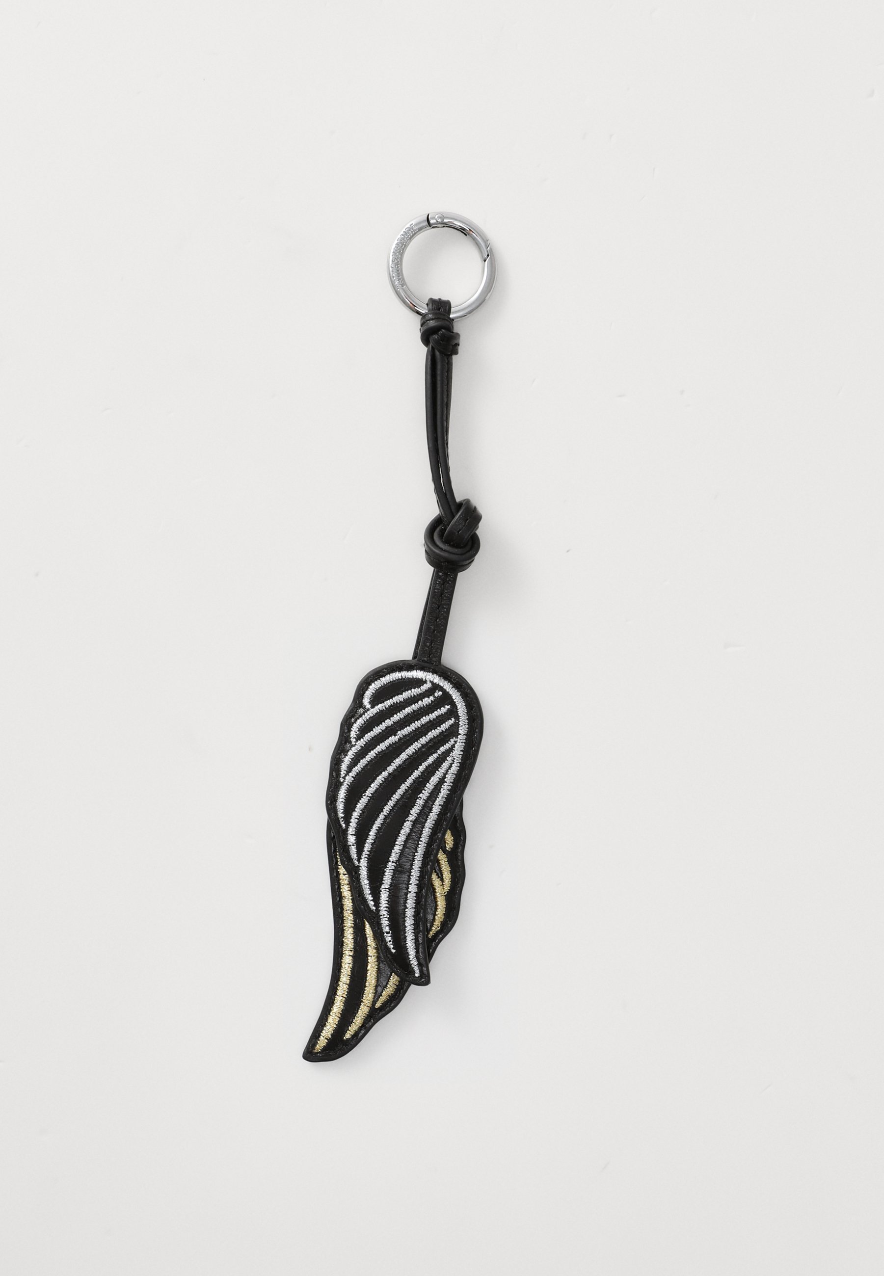 キーホルダー・キーリング Rock Feather Keychain - Zadig & Voltaire - Leather - Black Rock Feather Keychain Black Leather | Zadig&Voltaire