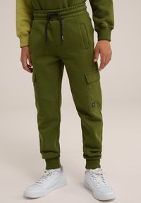 WE Fashion SALTY DOG - Teplákové kalhoty - green