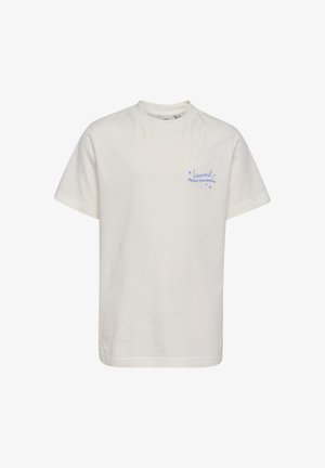 Hummel HUMMEL HMLJR REG GRAPHIC T-SHIRT S/S UNISEX - T-shirts print - marshmallow