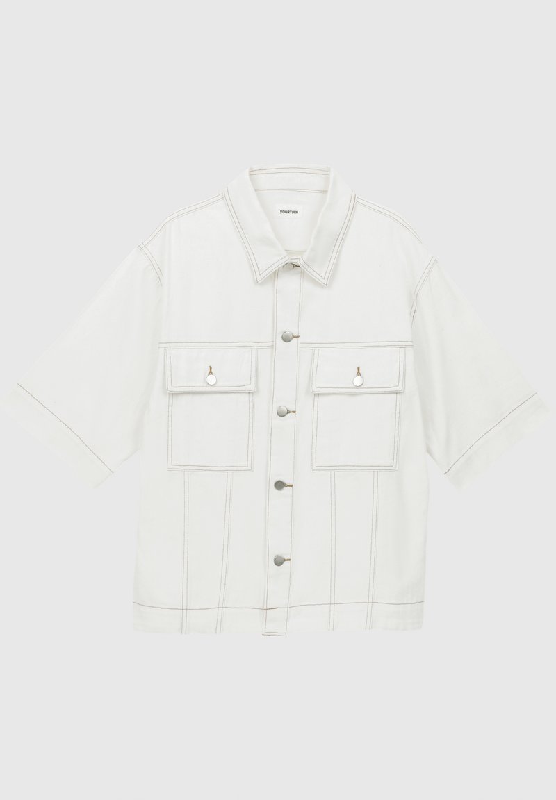 YOURTURN Overhemdblouse graniet