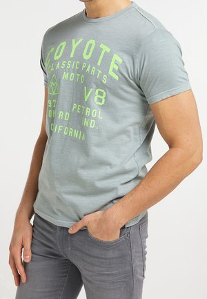 T-shirt med print - green