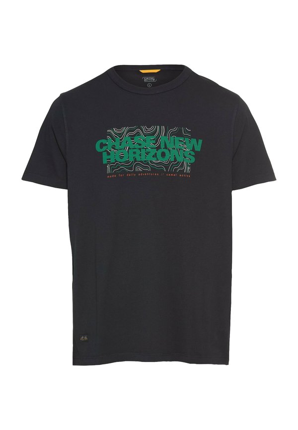 MIT RUNDHALSAUSSCHNITT - T-Shirt print