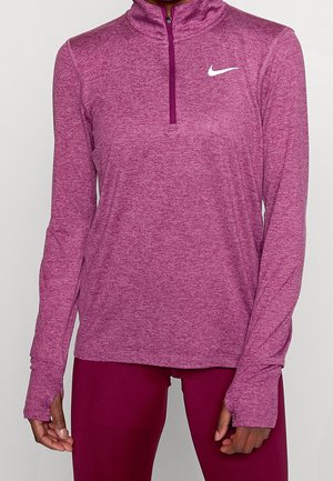 Nike Performance Langærmet T-shirt - dark red