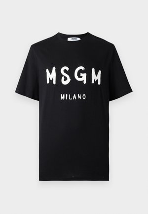 MSGM Print T-shirt - black