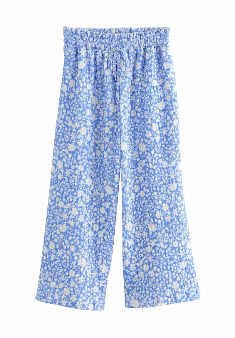 Next RELAXED FIT PRINT - Tygbyxor - blue floral