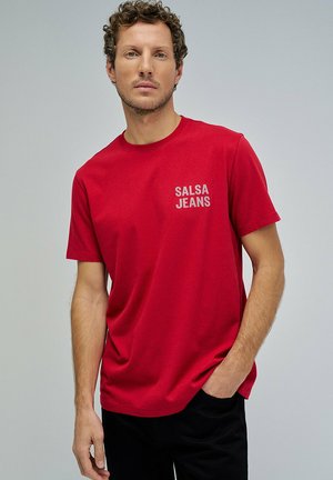 ESTRELA REGULAR - Camiseta estampada - rouge