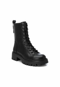 XTI Botines con plataforma - black
