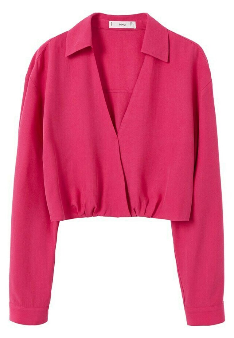 Mango Blouse donkerroze