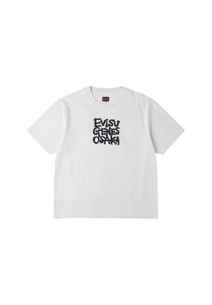 Evisu T-SHIRT - T-shirt con stampa - white