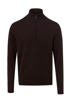 Nils Sundström, NILS SUNDSTRÖM PULLOVER - Pullover - schoko