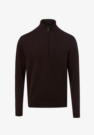 Nils Sundström, NILS SUNDSTRÖM PULLOVER - Strickpullover - schoko