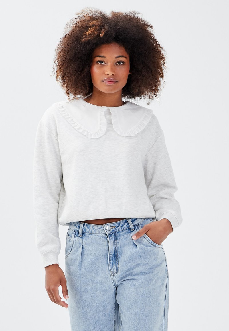 Damen Sweatshirts | Cache Cache Sweatshirt gris clair/hellgrau - HN95935 Damen Sweatshirts | Cache Cache Sweatshirt gris clair/hellgrau - HN95935