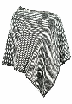 Dalle Piane Cashmere BICOLOR - Pončo - black-white