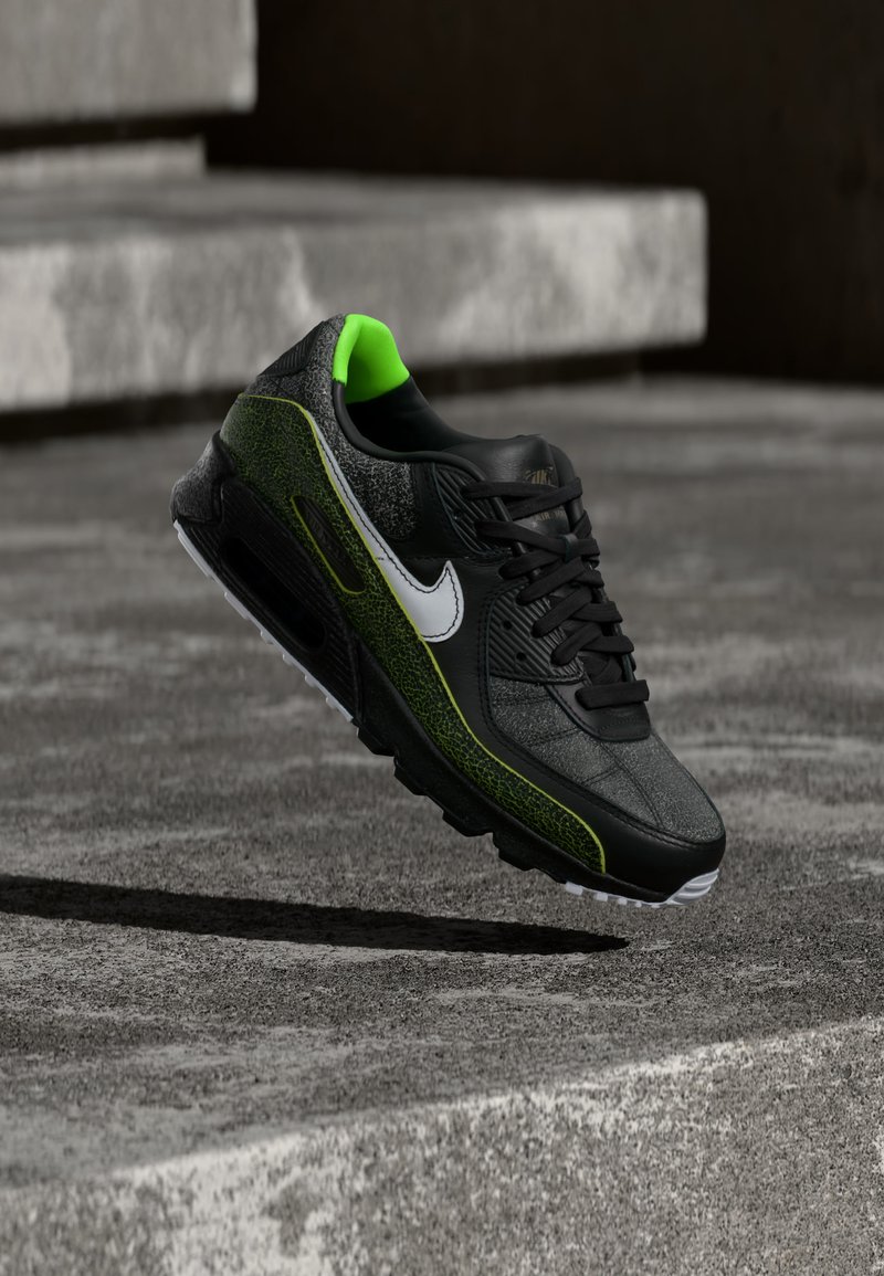 AIR MAX 90 black/white/voltage green/black