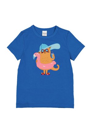 BEKLEIDUNG - T-shirt print - fast blue