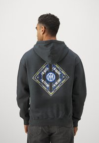 Legacies INTER MILANO MILANO RENAISSANCE HOOD - Sporto klubų atributika - vintage black