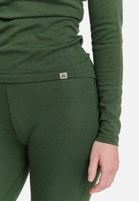 DANISH ENDURANCE Leggings Thermiques en Laine Mérinos pour Femmes, Gris, L