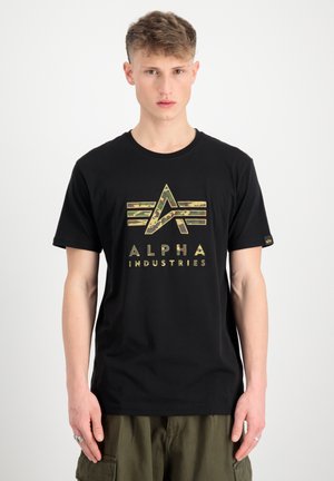 CAMO - Print T-shirt - black