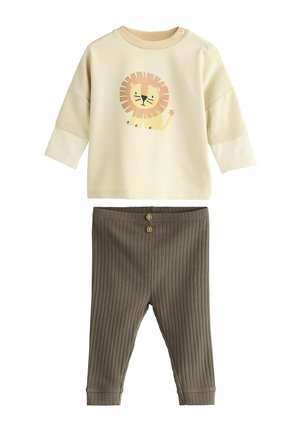 SET - REGULAR FIT - Nohavice - neutral lion