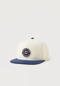 Unselected, off-white/midnight blue