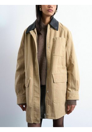 UTILITY POSIE - Pitkä takki - tan