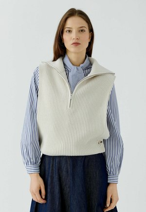 Oui, PULLUNDER - Pullover - offwhite