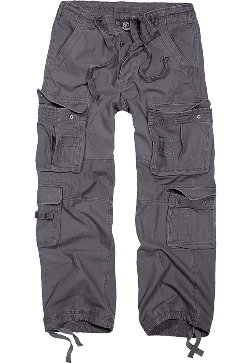 Brandit PURE VINTAGE - Cargo trousers - charcoal/grey - Zalando.co.uk 
