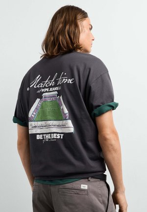 Pepe Jeans CALEB TEE - Print T-shirt - twilight grey
