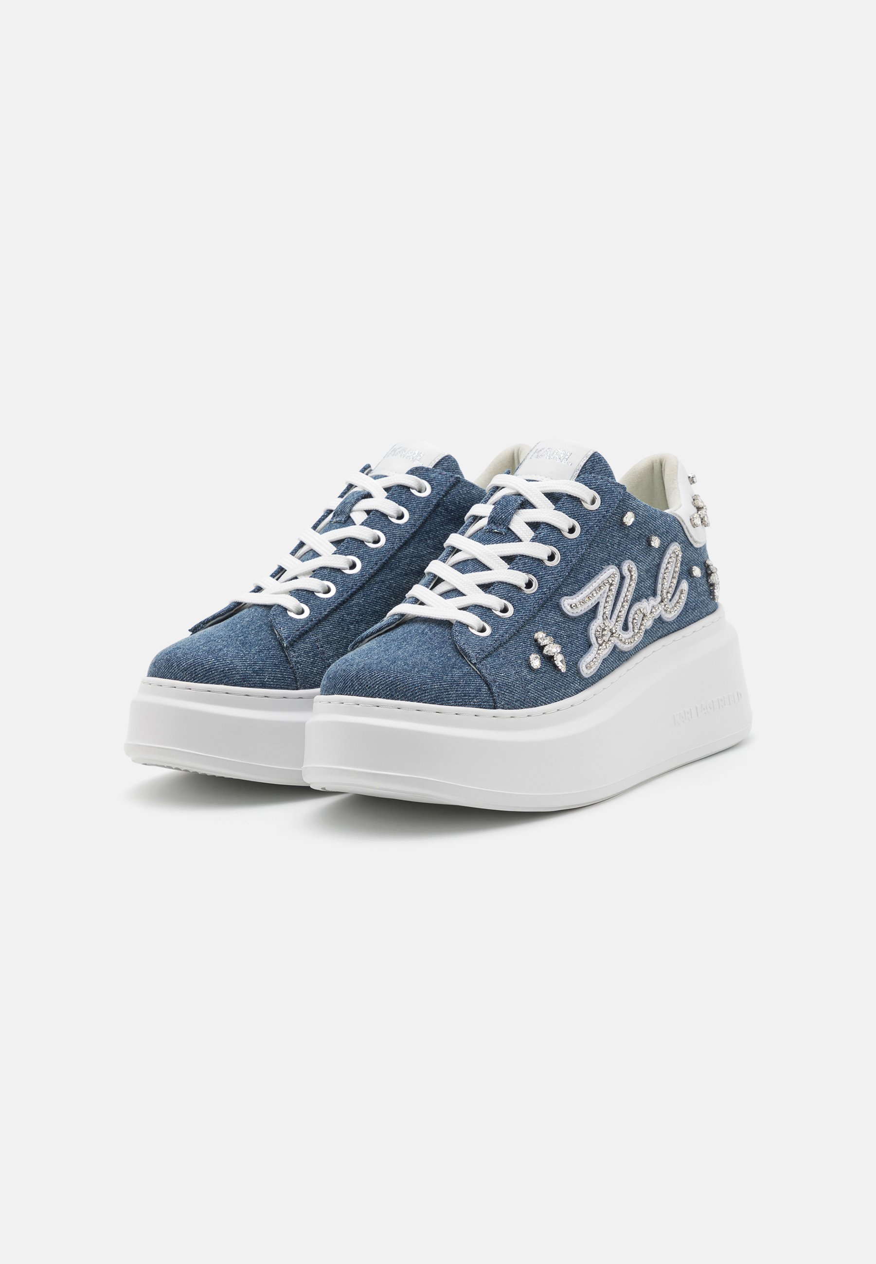 KARL LAGERFELD ANAKAPRI FLORASTONE PATCH - Sneakers low - blue