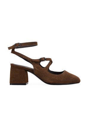 MARY JANE CON TACÓN - Tacones - marron