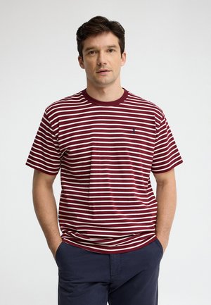 Polo Club, T-SHIRT RIGBY GO TS BORNEO - T-shirt con stampa - garnet-ecru