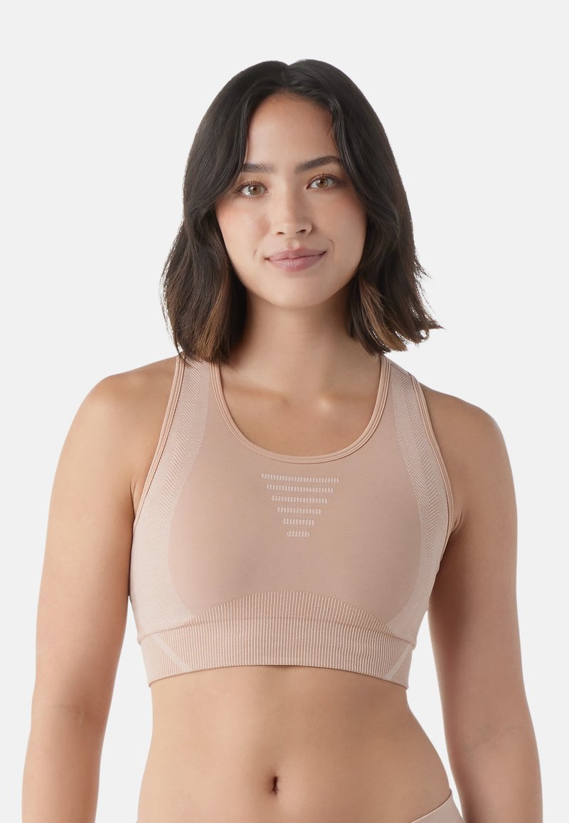 Smartwool RACERBACK - Sujetadores deportivos con sujeción media - pink sugar heather