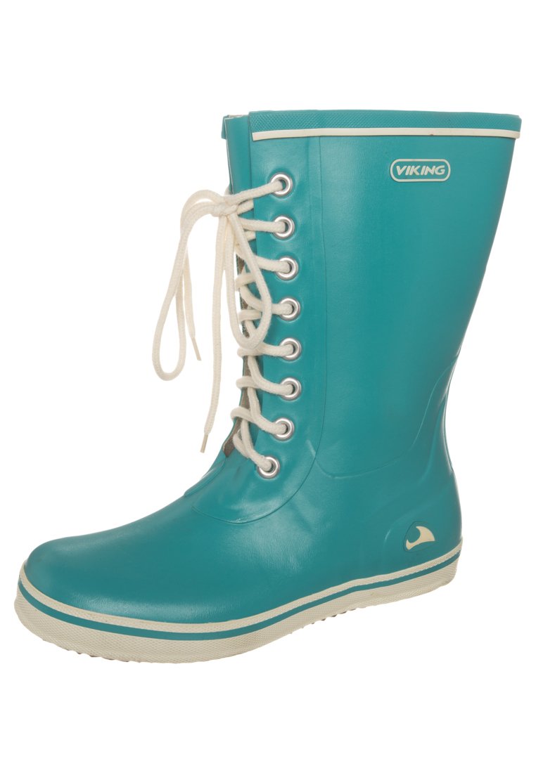 Viking RETRO LIGHT - Regenlaarzen - turquoise/Turquoise - Zalando.nl