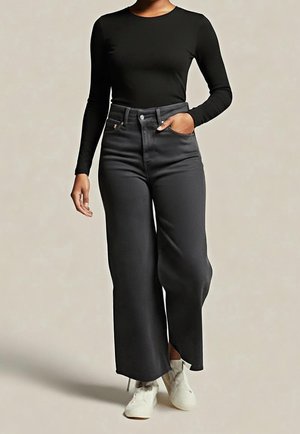 JJXX, Wide Leg - black denim