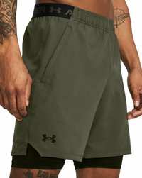 Under Armour VANISH STS - Pantaloncini 2 in 1 - olive
