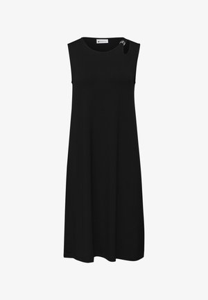Street One, KNEE-LENGTH DRESS WITH BUCKLE DETAIL - Jerseykjole - black