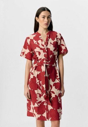 PRINT - Shirt dress - humus