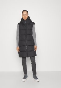 Marc O'Polo LONG FIXED HOOD WELT POCKETS - Vesta - black