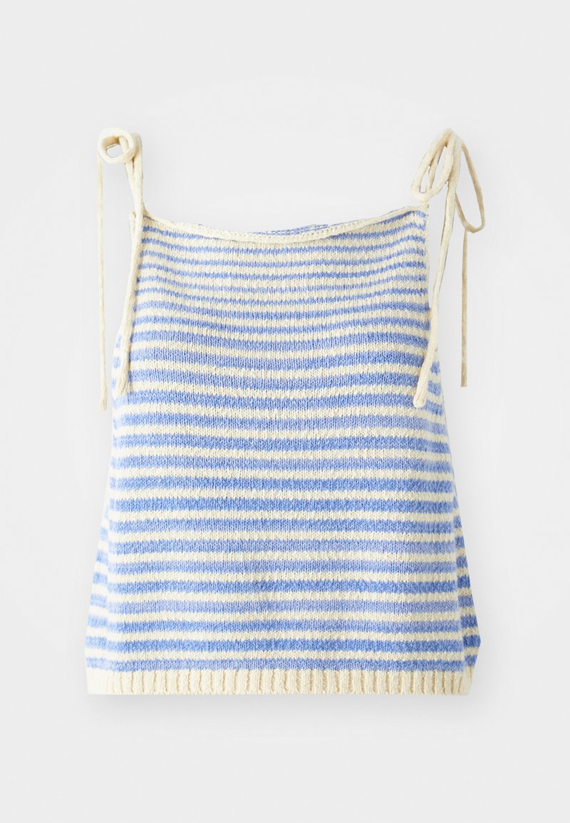 Free People Top blauw